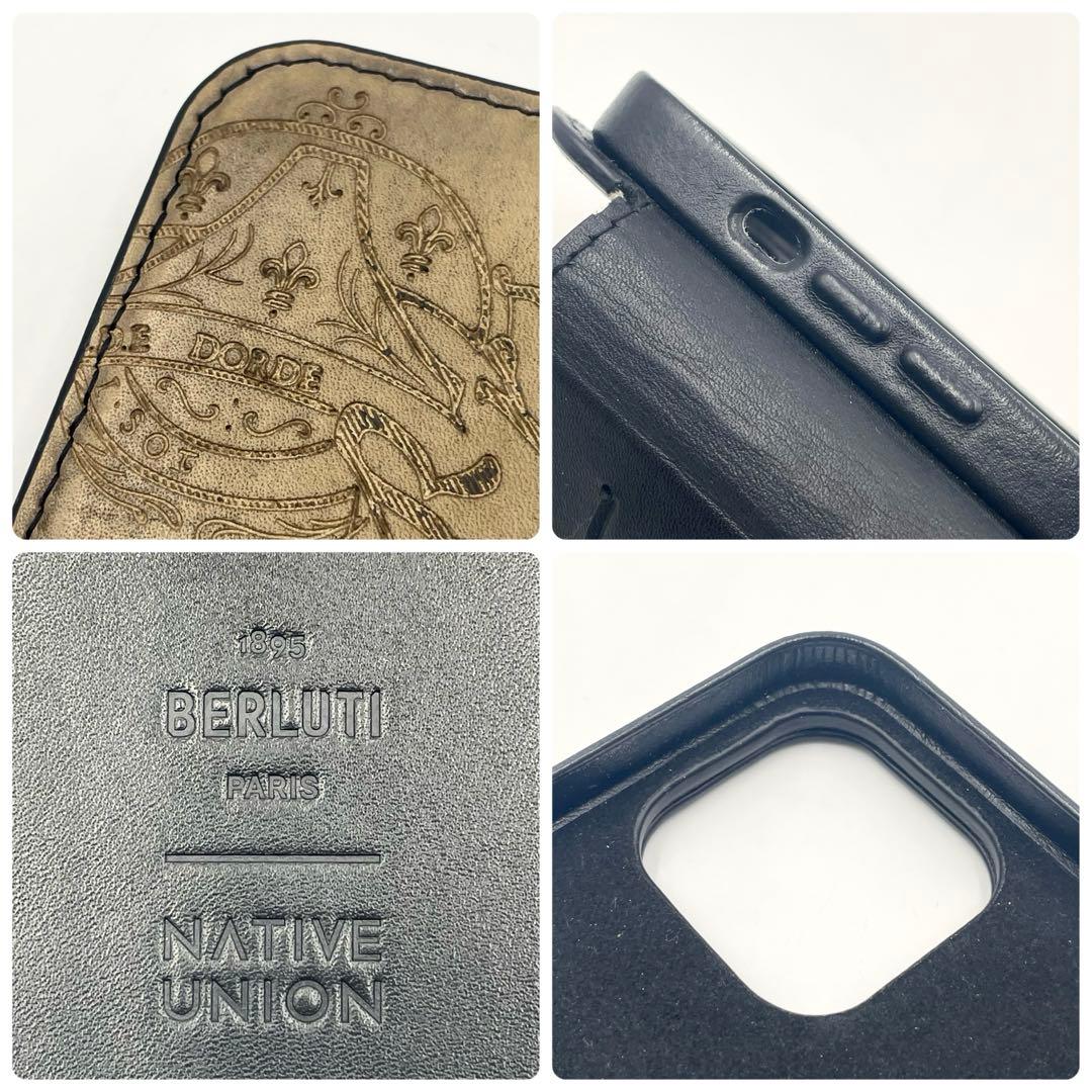 BERLUTIベルルッティ iPhone15 Pro カリグラフィ スマホケース