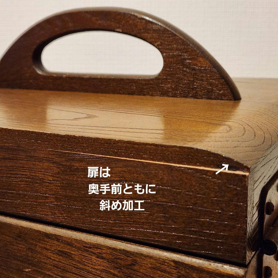 化粧箱 メイクボックス レトロ 古民家 昭和インテリア レトロ家具