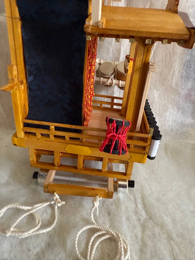 土浦　新川囃子なみき組山車ミニチュア/送料込み