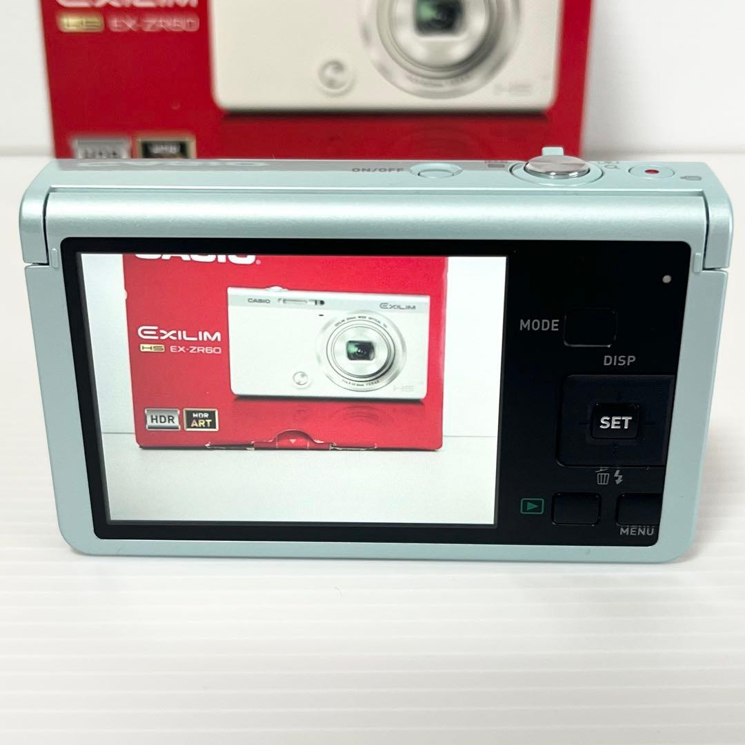 【極美品】カシオ EX-ZR60 グリーン CASIO コンパクトデジタルカメラ