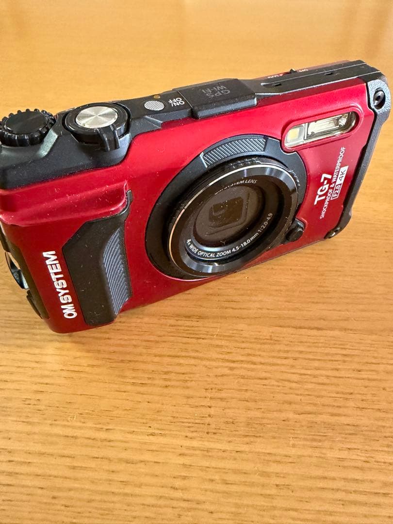 OM SYSTEM TG-7 デジタルカメラ レッド