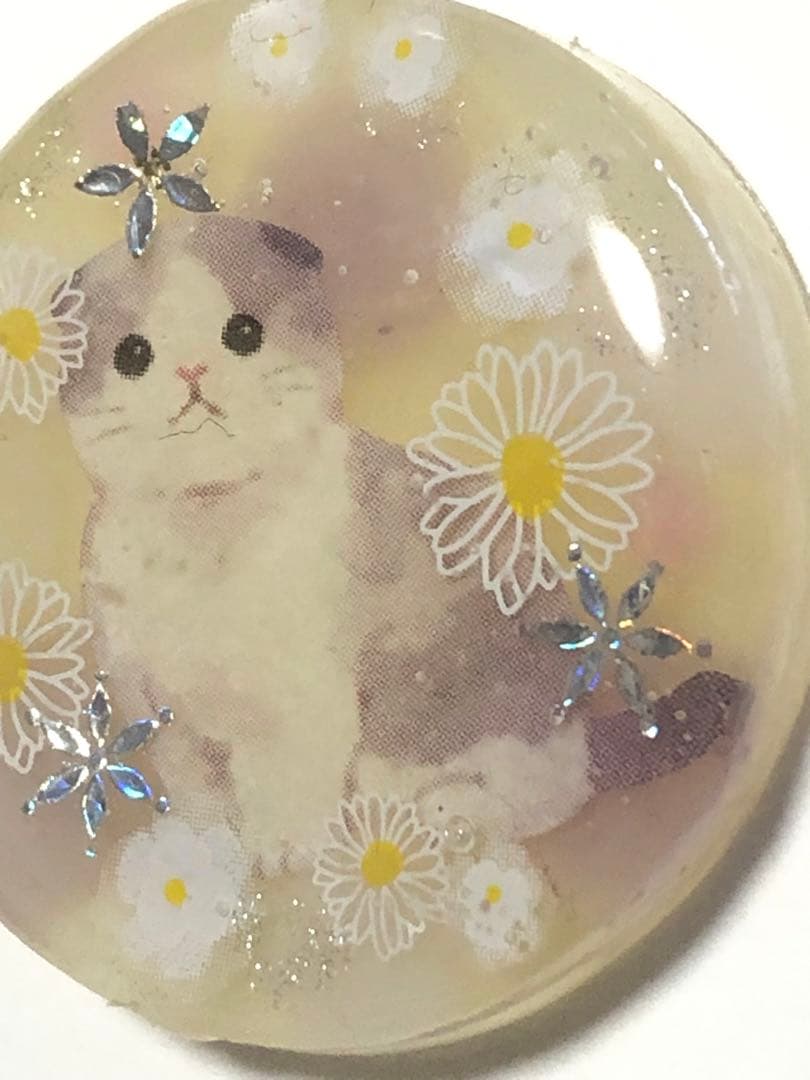 レジンヘアゴム　NO256 癒しのワン子さん