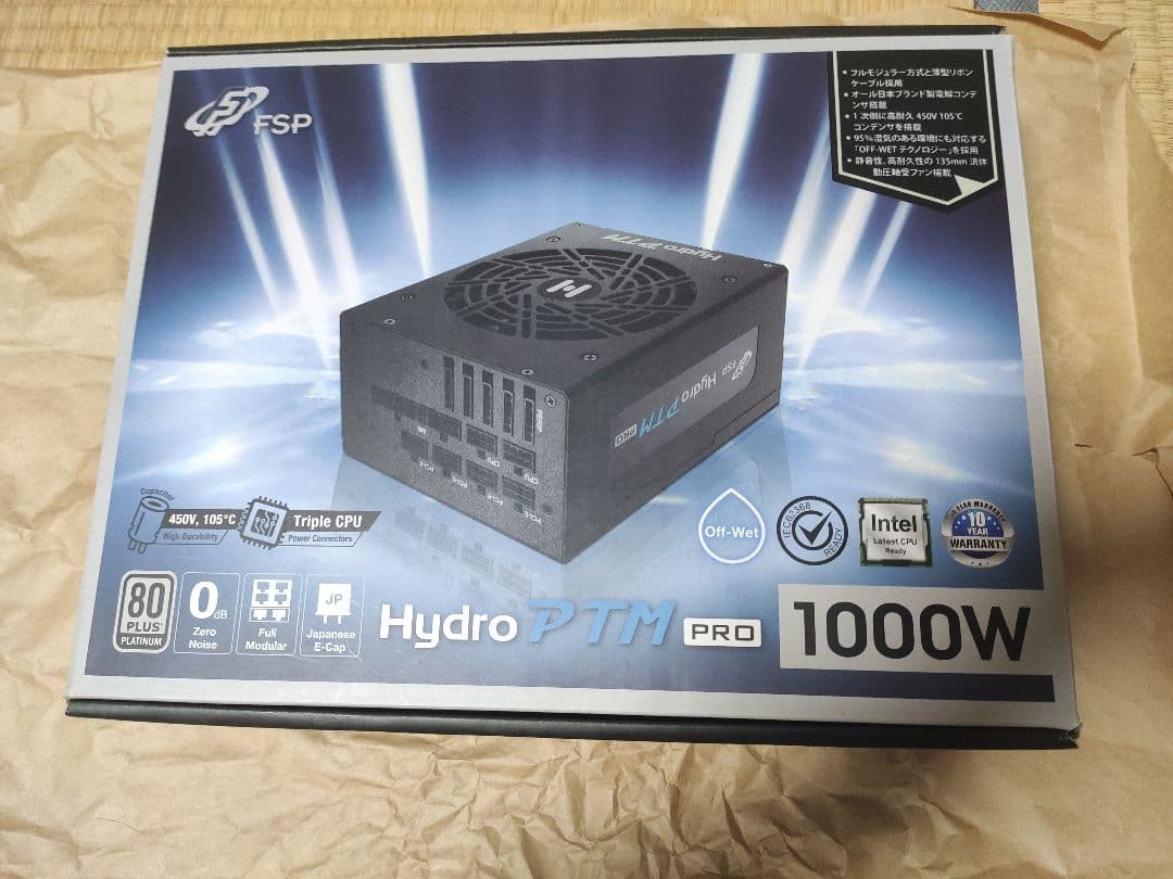 FSP Hydro PTM PRO 1000W Platinum 電源ユニット