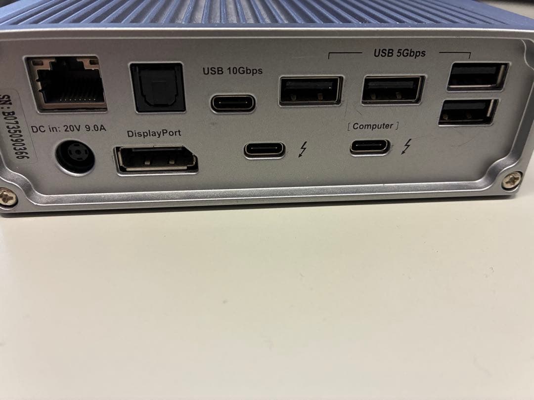 分配器・切替器 CalDigit Thunderbolt Station 3 Plus