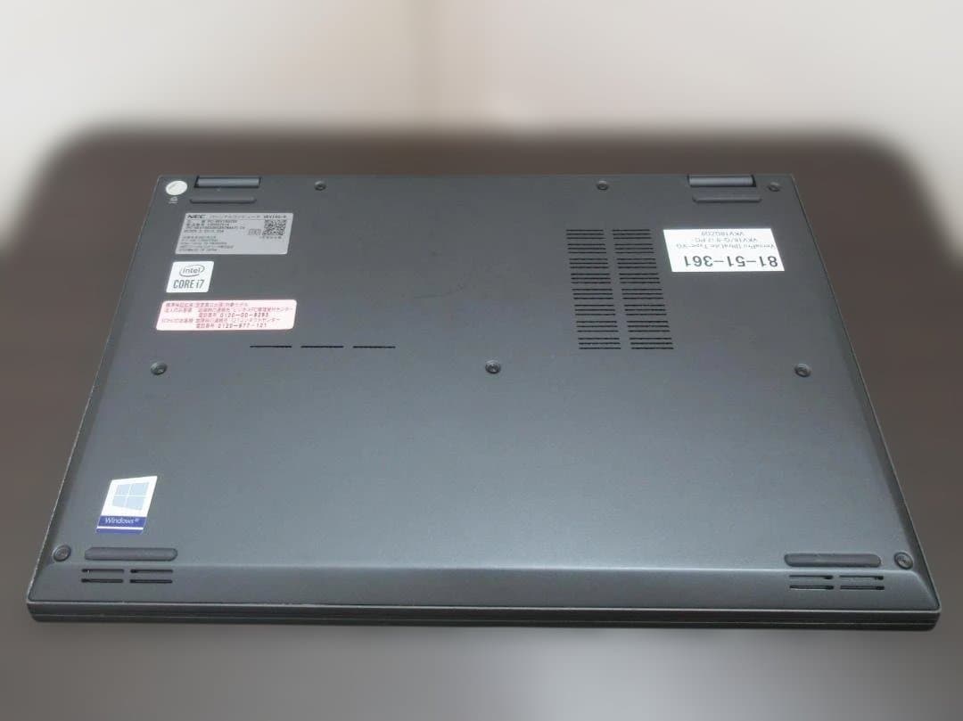 NEC ノート i7 10世代 16G 256G Win11 Office