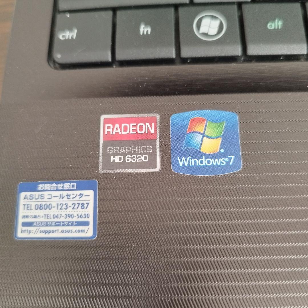 ASUS K53U ノートPC Windows 初期化済 15.6インチ