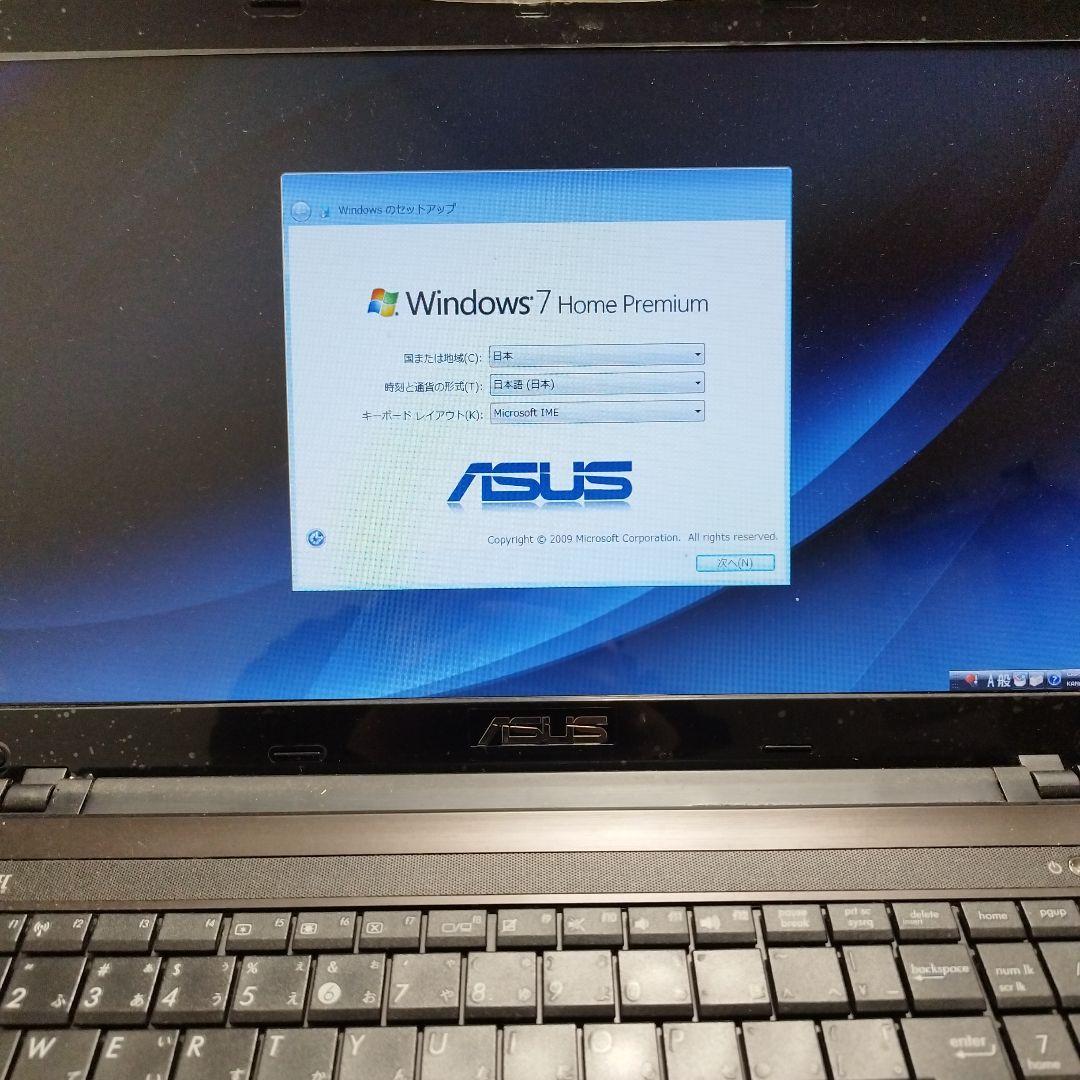 ASUS K53U ノートPC Windows 初期化済 15.6インチ