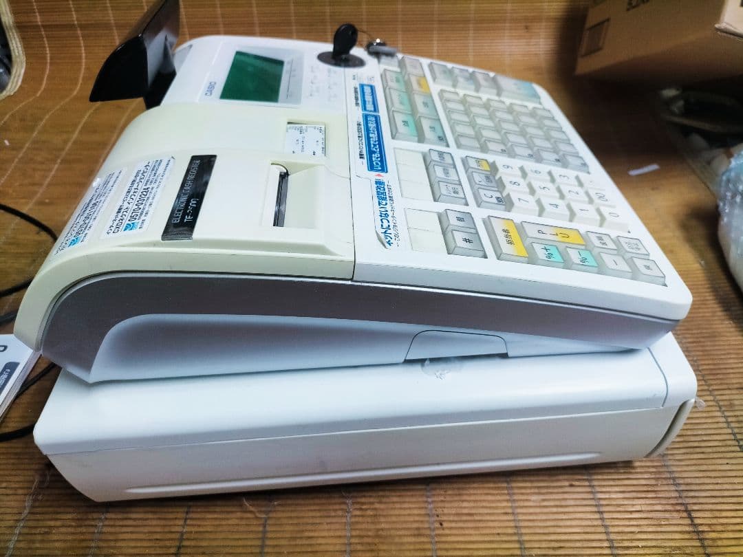 カシオレジスター　TE-2600　フル設定無料25部門　016650
