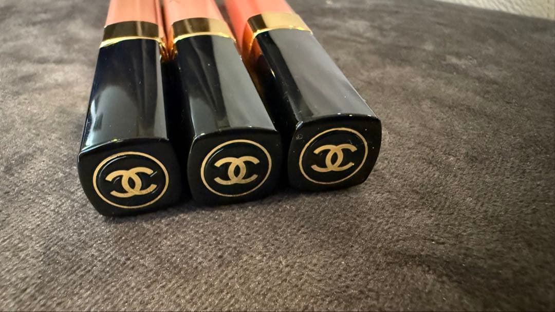 CHANEL レーヴルサンティヤント リップグロス 3色セット 化粧ポーチ付き