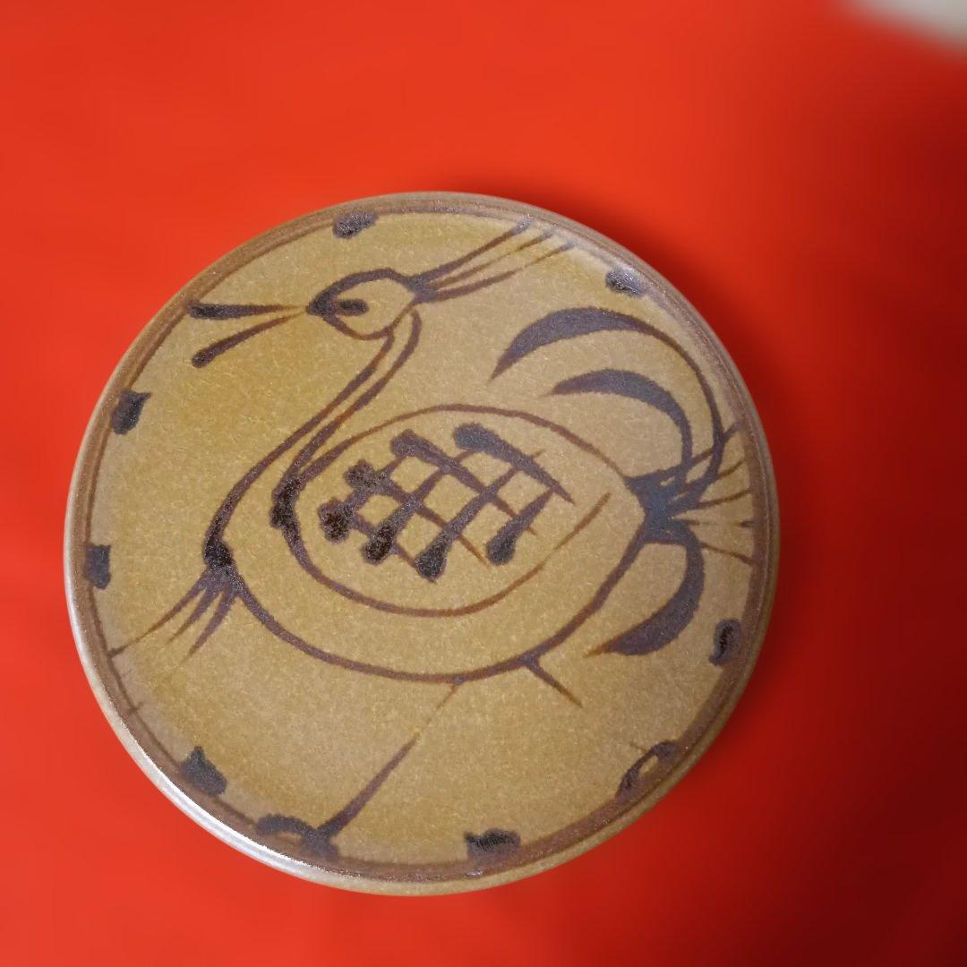 楠部彌弌　瑞鳥絵皿　飾り皿　工芸品　アンティークコレクション