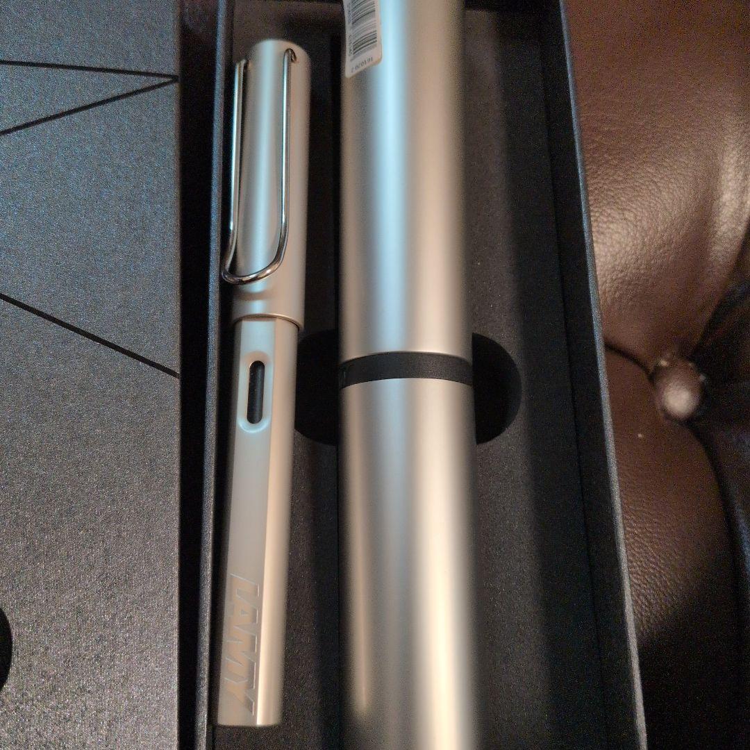 LAMY Lx(ルクス)万年筆　パラジウム　純正アルミケース付