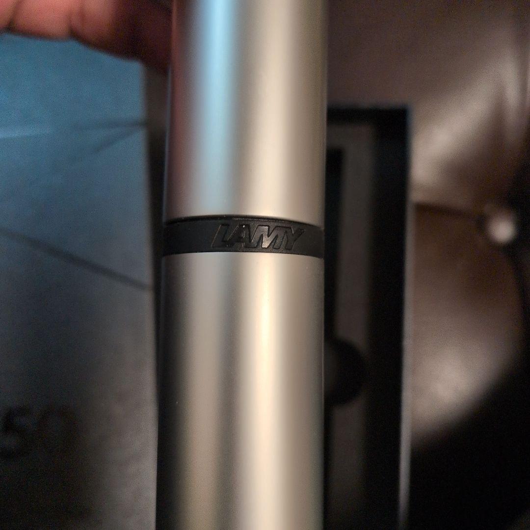 LAMY Lx(ルクス)万年筆　パラジウム　純正アルミケース付