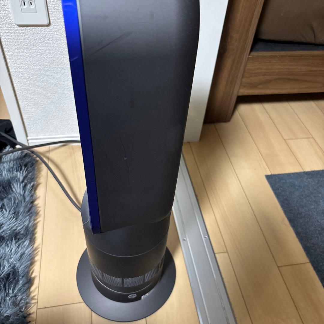 タワー型冷風機 羽根なし 青ダイソン