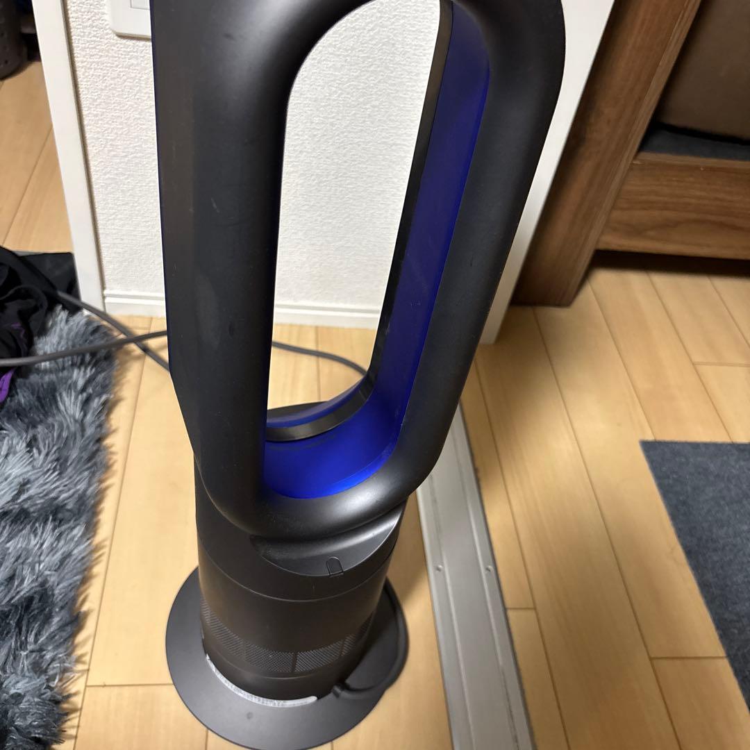 タワー型冷風機 羽根なし 青ダイソン