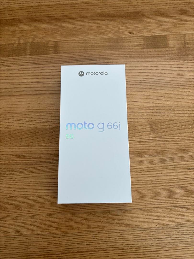 新品未開封 moto g 66j 5g ブラックオイスター