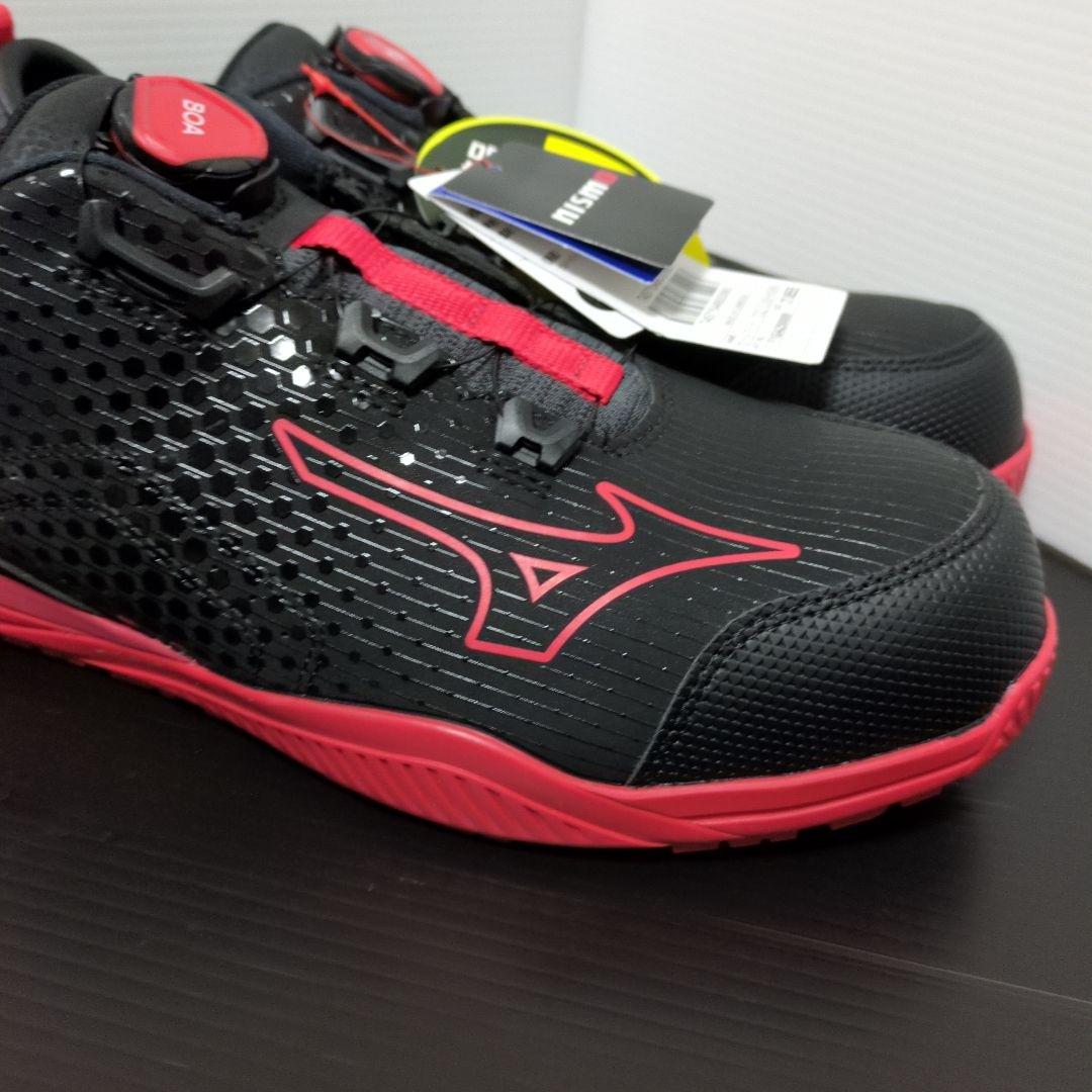 新品 安全靴 ミズノ ✕ NISMO オールマイティ LS2 51L BOA