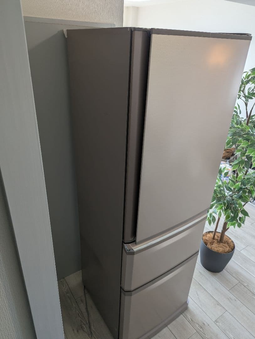 【美品】三菱電機370L 冷蔵庫 2017年製 MR-C37A-P