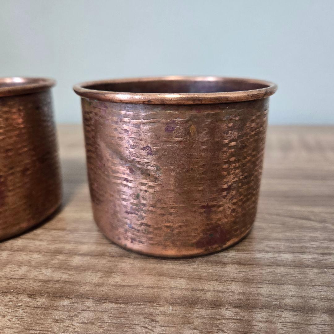 有次　銅製カップ　2個セット