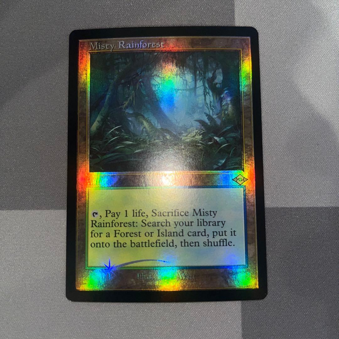 MTG【旧枠Foil】霧深い雨林　英語版①