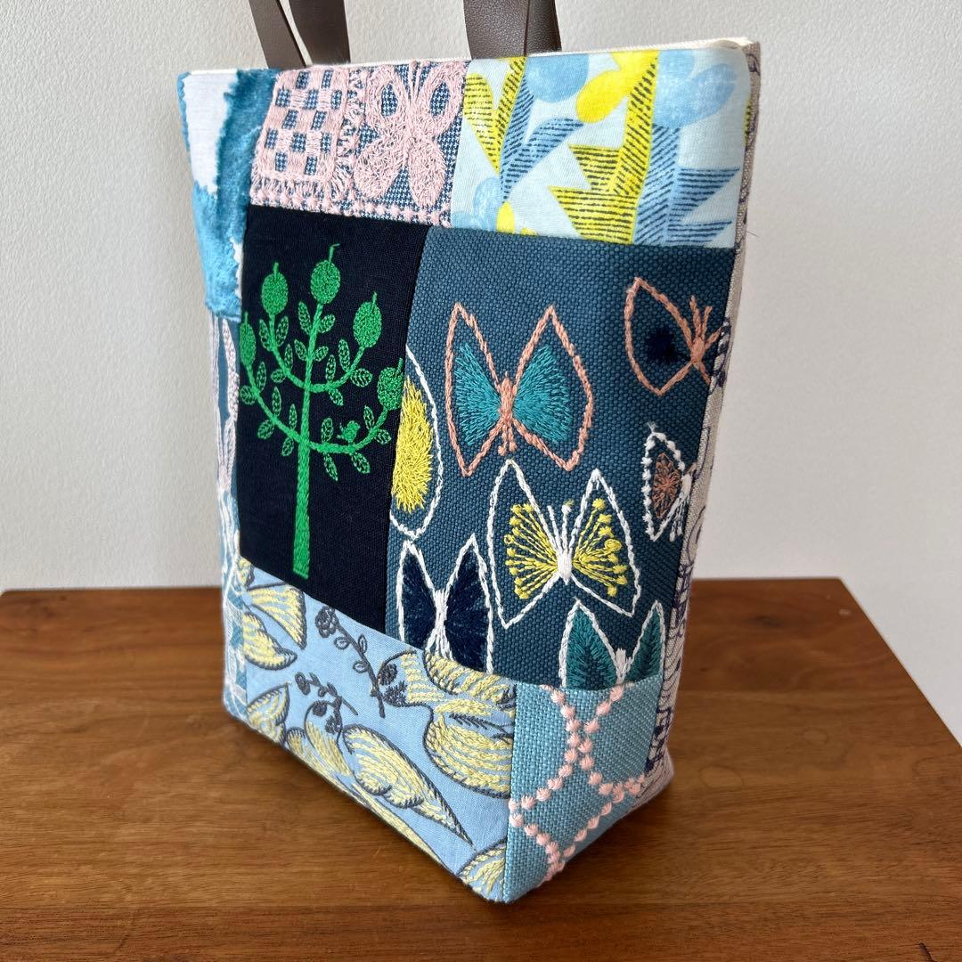 ミナペルホネン☆ ハンドメイド　バック　パッチワーク