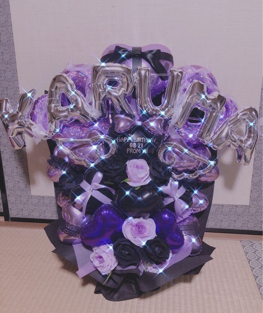 成人式　生誕祭　バルーンギフト推し　卒業　バルーンブーケ　アレンジ プレゼント