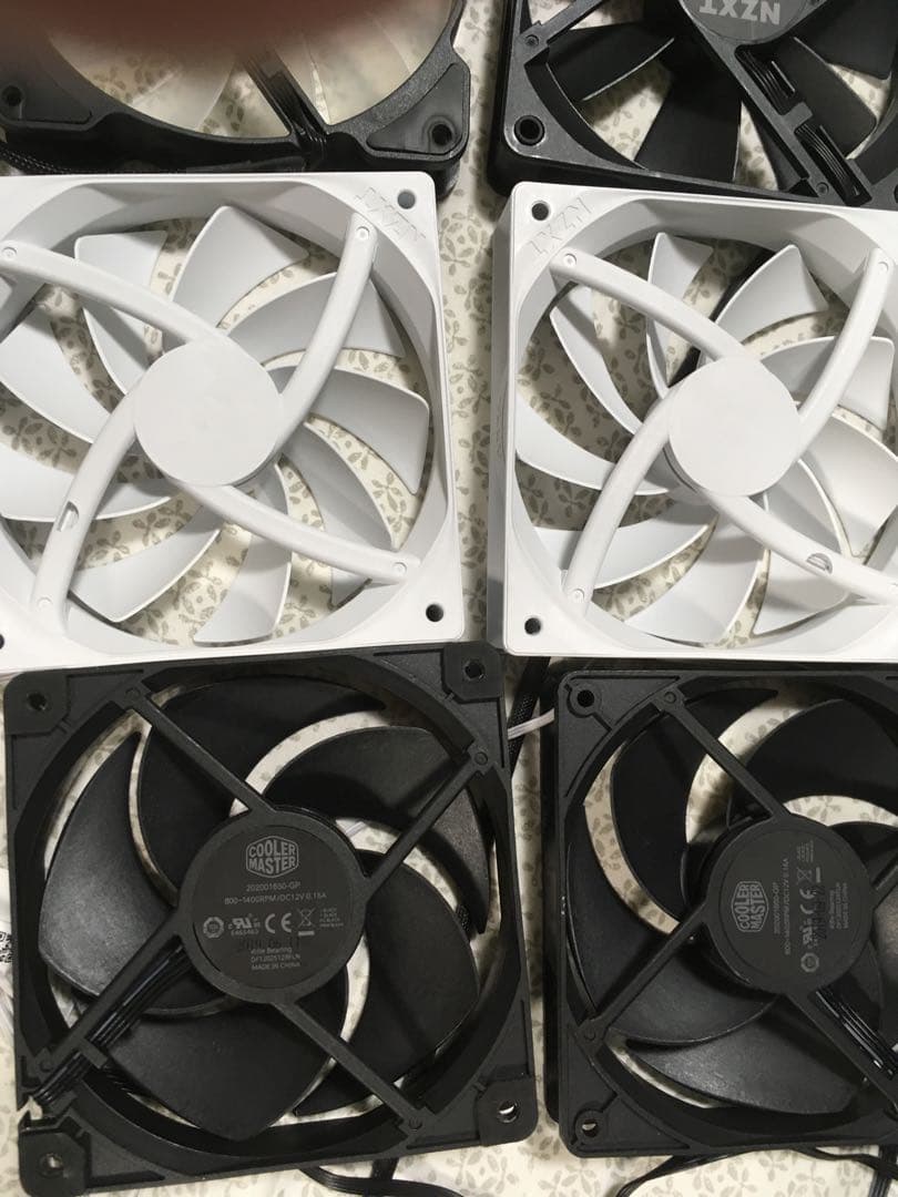 PCファン12個 セット：NZXT、CoolerMaster、SCYTHE