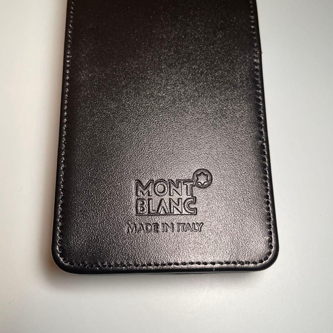 Montblanc ブラック レザー ペンシース　３本差し