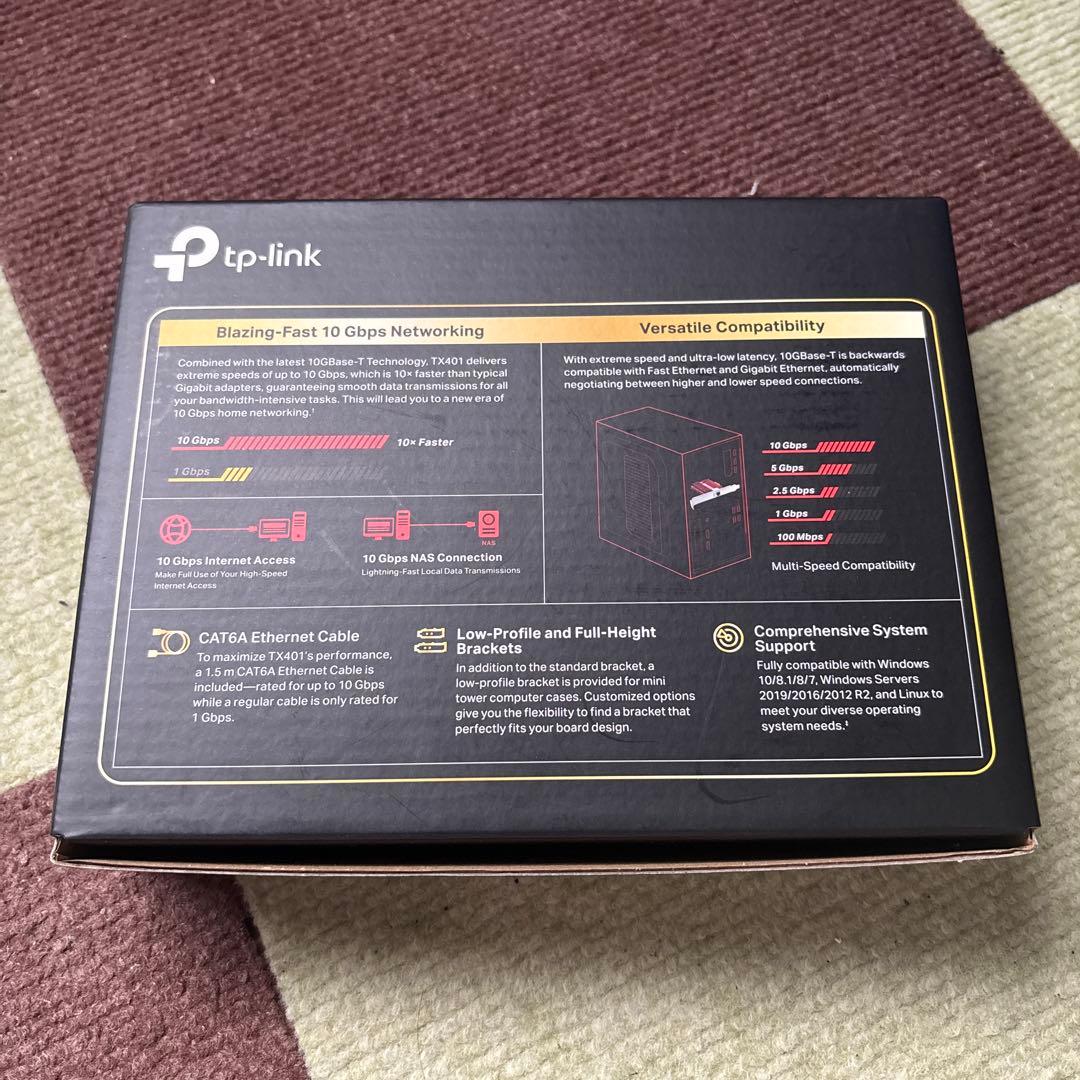 TP-Link 10Gbps LANカード PCI-E アダプター