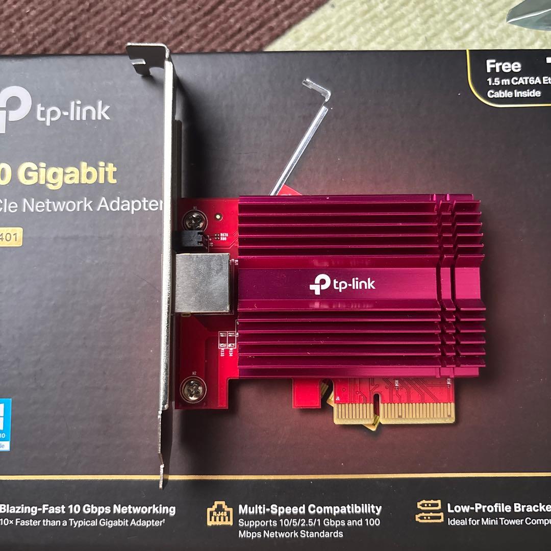TP-Link 10Gbps LANカード PCI-E アダプター