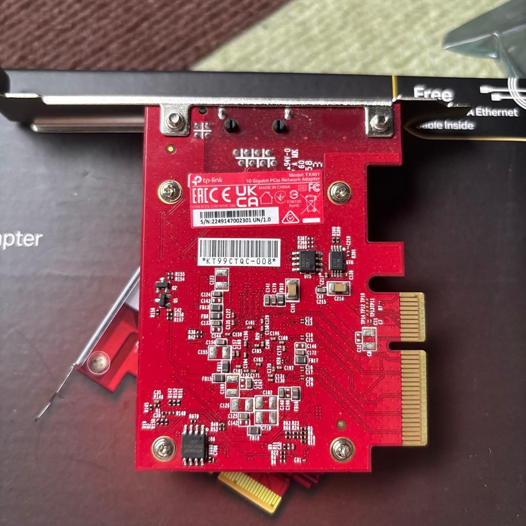 TP-Link 10Gbps LANカード PCI-E アダプター