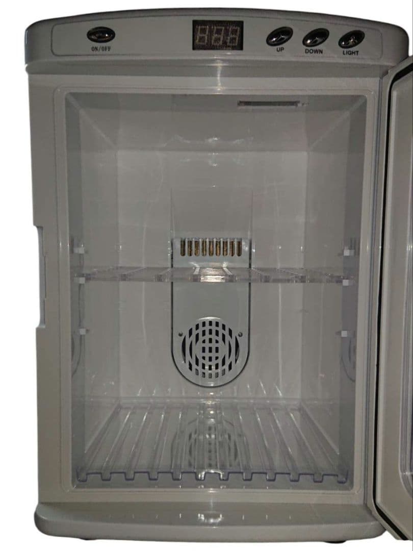 ポータブル冷温庫 25L デジタル温度表示付 ホワイト