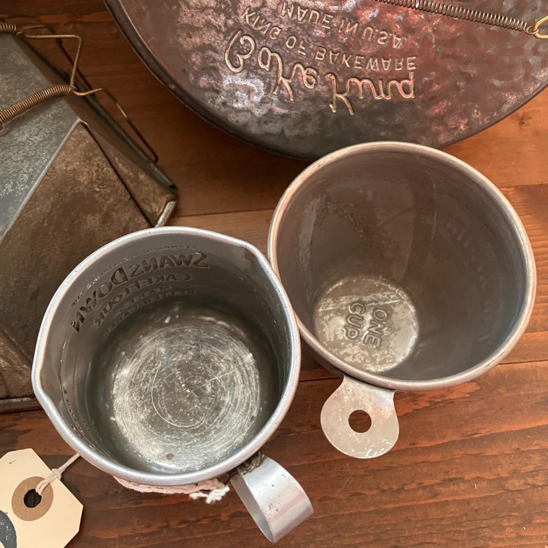 アメリカの古いキッチンツール7点★Vintage／USA／Tin