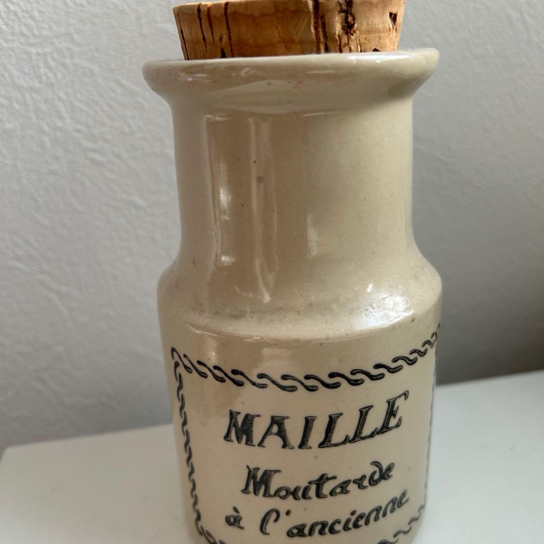 MAILLE マイユ　マスタードポット　フランスアンティーク　アンティーク