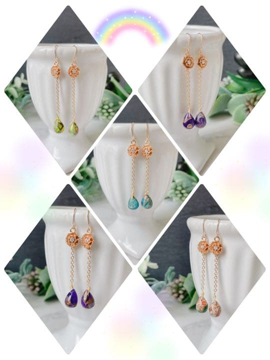 一粒ピアス　イヤリング