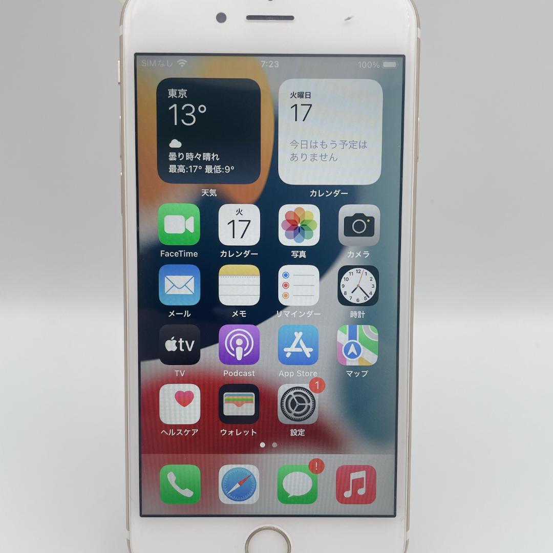 【美品】Apple iPhone 6s ゴールド 本体 A1688