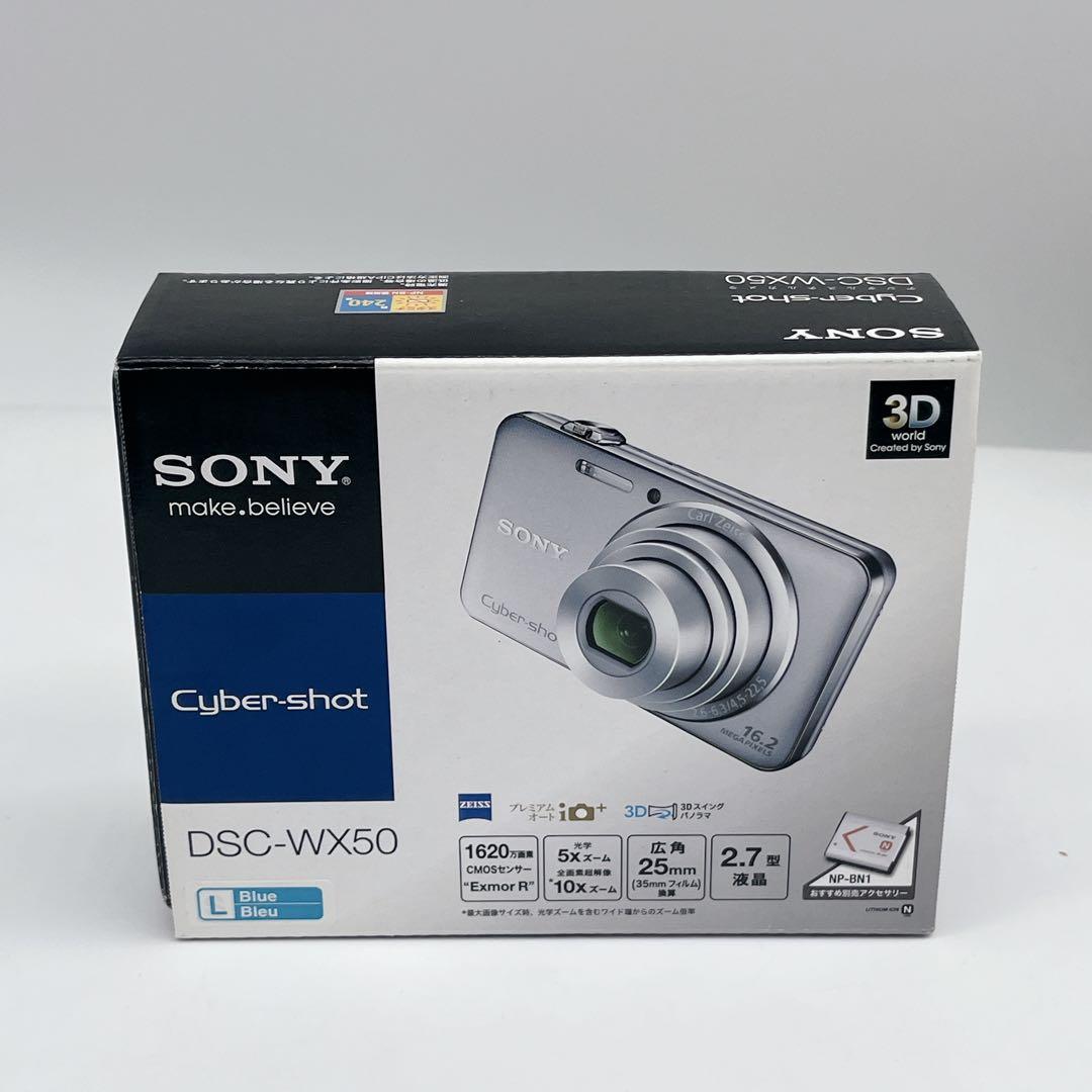 極美品 動作確認済み SONY DSC-WX50 ブルー