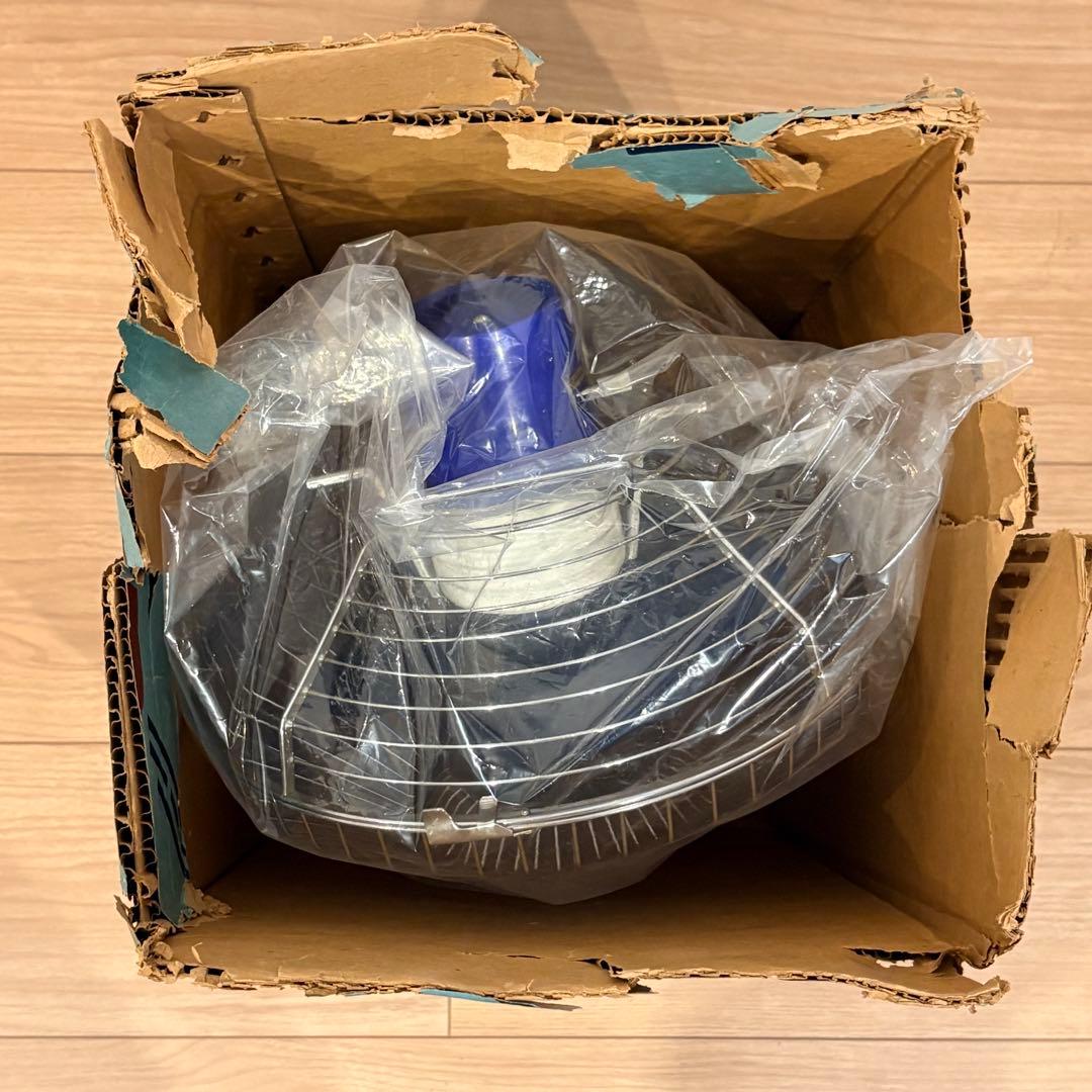 美品 昭和レトロ L.B FAN ミニ扇風機 UP-OS 卓上 羽根径20cm