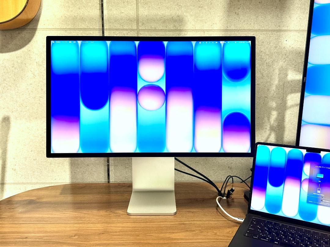 Apple studio display　角度・高さ調整スタンド