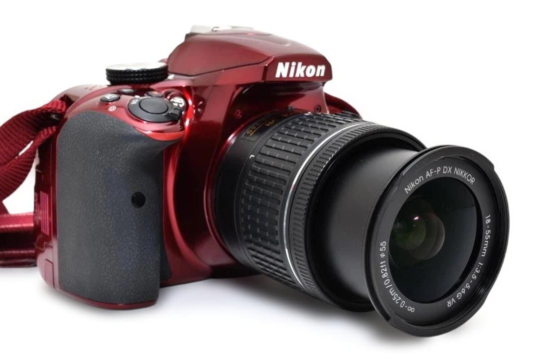 ★シャッター数2162回★ Nikon ニコン D3400 レンズキット レッド