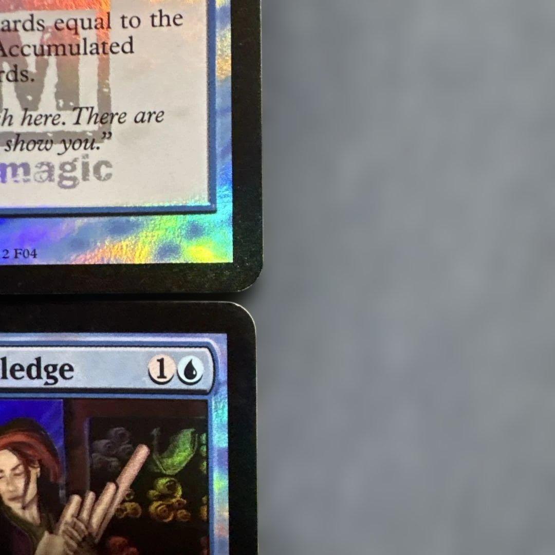 MTG 蓄積する知識　FNM景品４枚セット