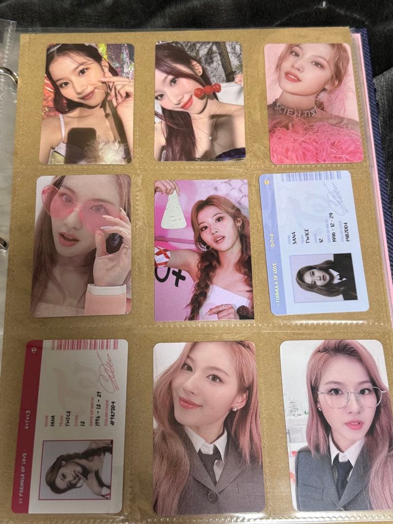 TWICE サナ　トレカ