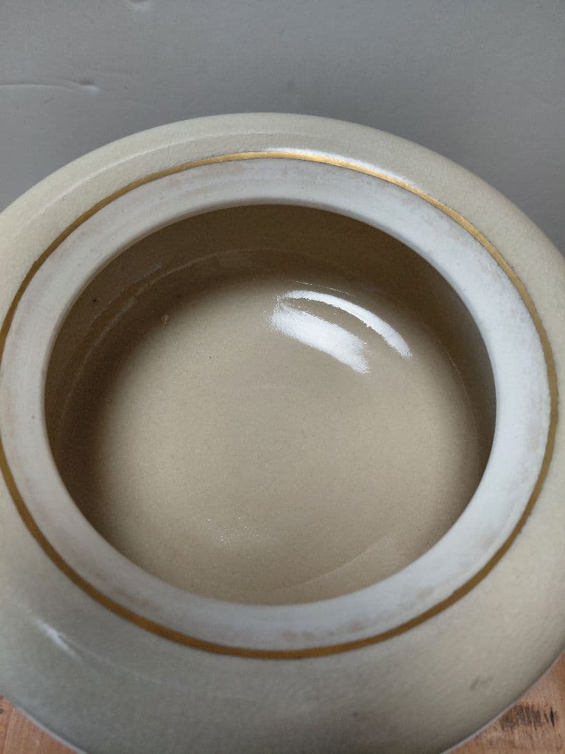 薩摩焼　水指　紀秀窯　畦元紀秀