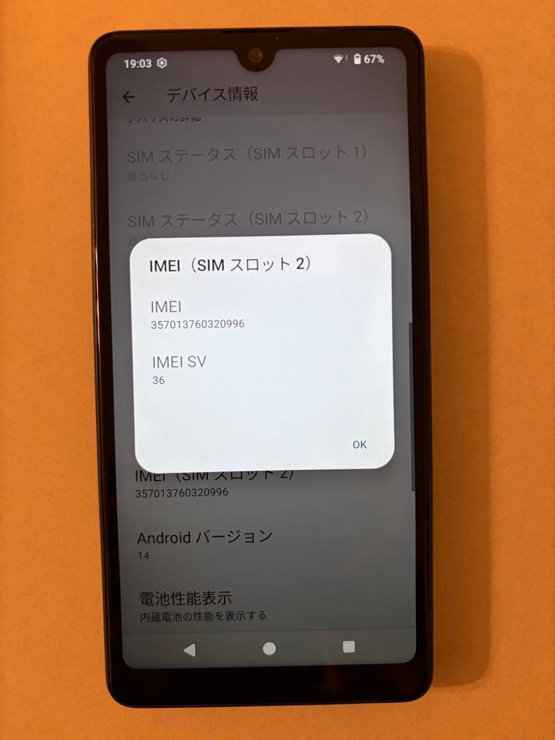 XPERIA Ace3 SOG08 ブルー