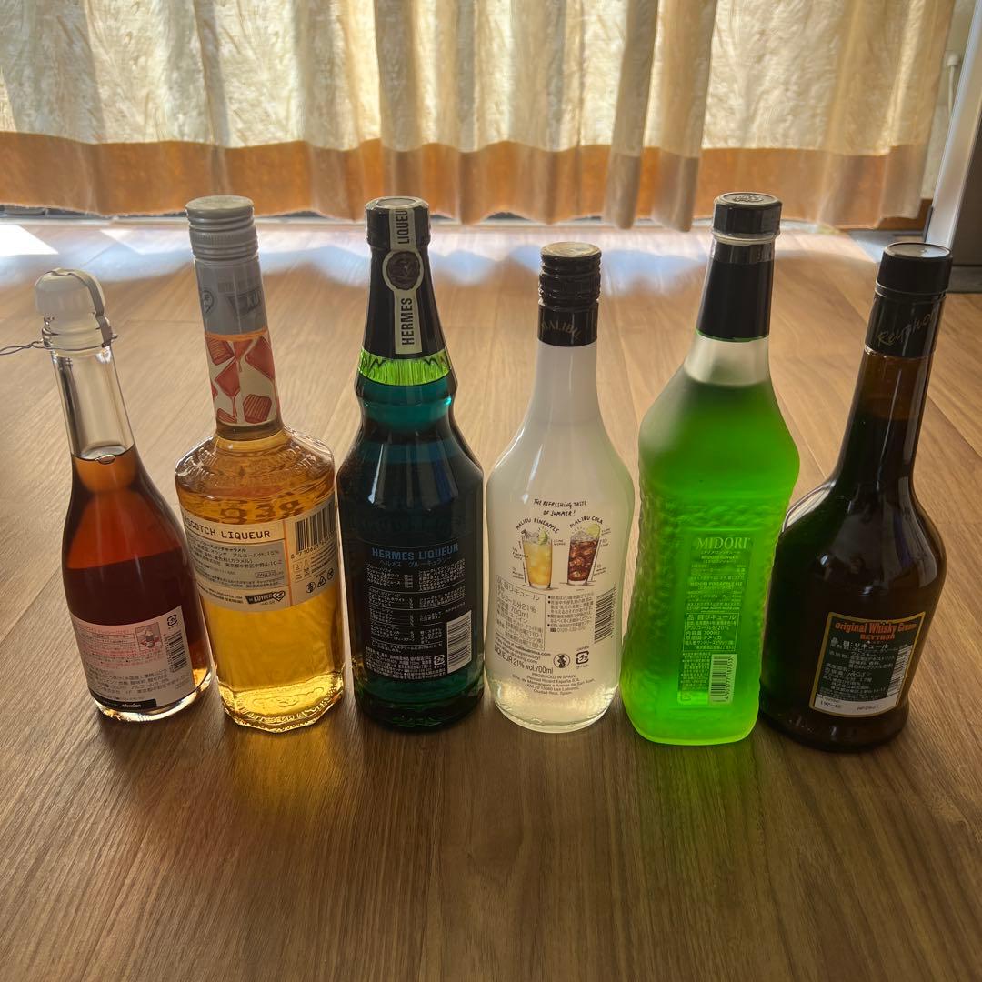 リキュール　6本　まとめ売り