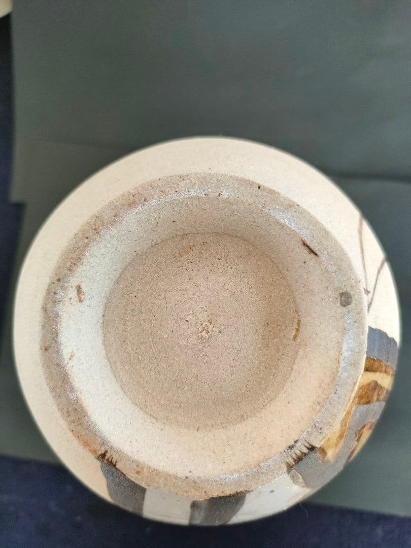 ●中国石湾虞公窯伝統手製陶芸品 天長地久 裸婦 南天 蜻蛉文 鉄絵 花器縁起物