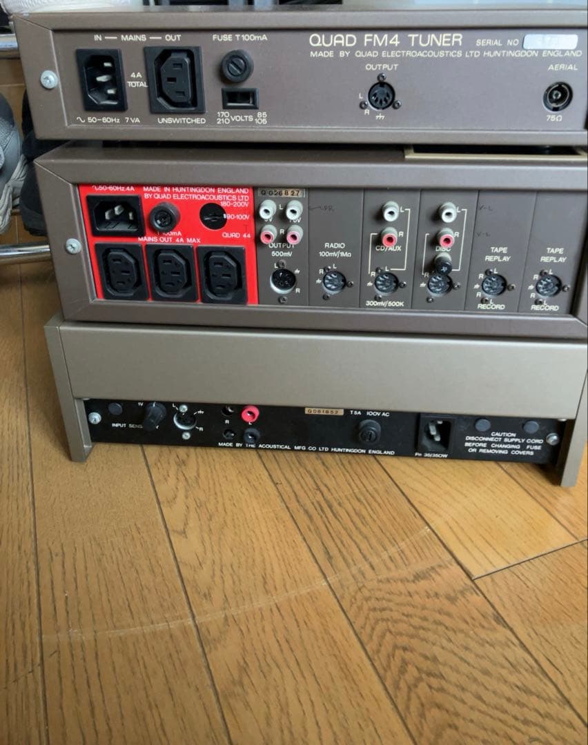《期間限定価格》QUAD 405-2 アンプ 作動確認未　三台セット