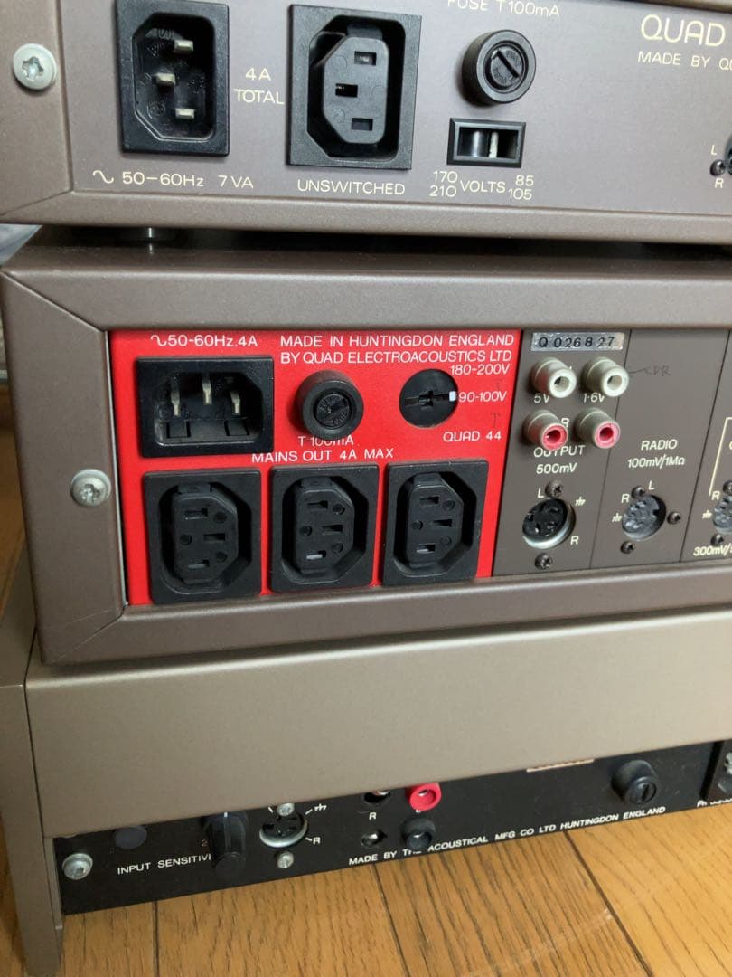 《期間限定価格》QUAD 405-2 アンプ 作動確認未　三台セット