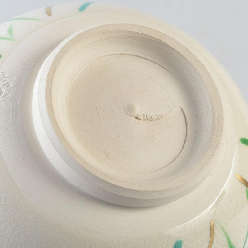 茶道具　富永玄山作　秋七草絵　数茶碗　七客　共布共箱　F　9964A