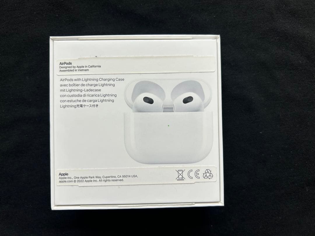 【正規品】AirPods3本体•箱付き