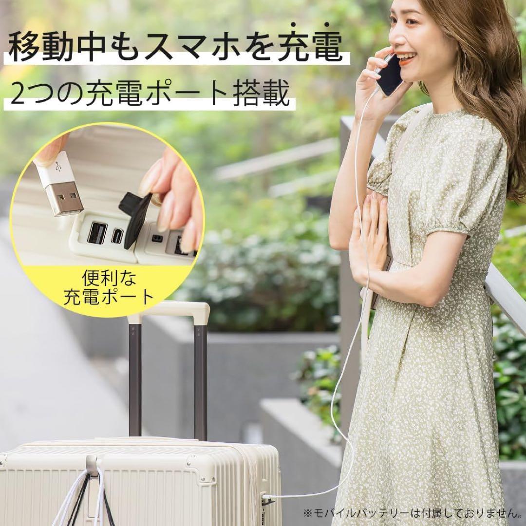 スーツケース L 110L 7泊以上 キャリーケース ブラック 大容量 拡張機能
